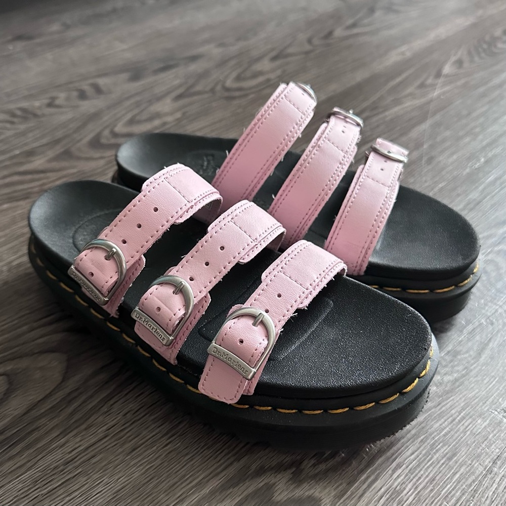 Dr. Martens Women’s Blaire Leather Slide Sandals